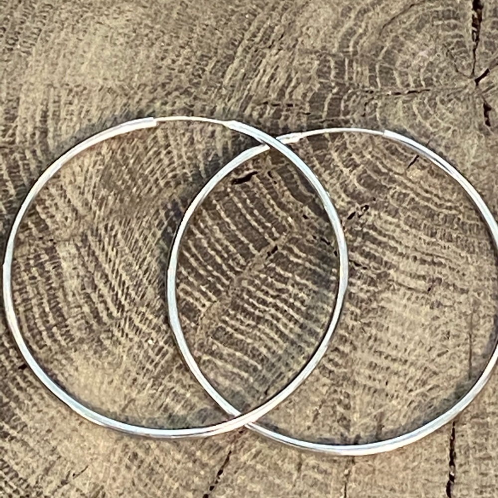 !NEW!  💝S925 60mm HOOPS💝